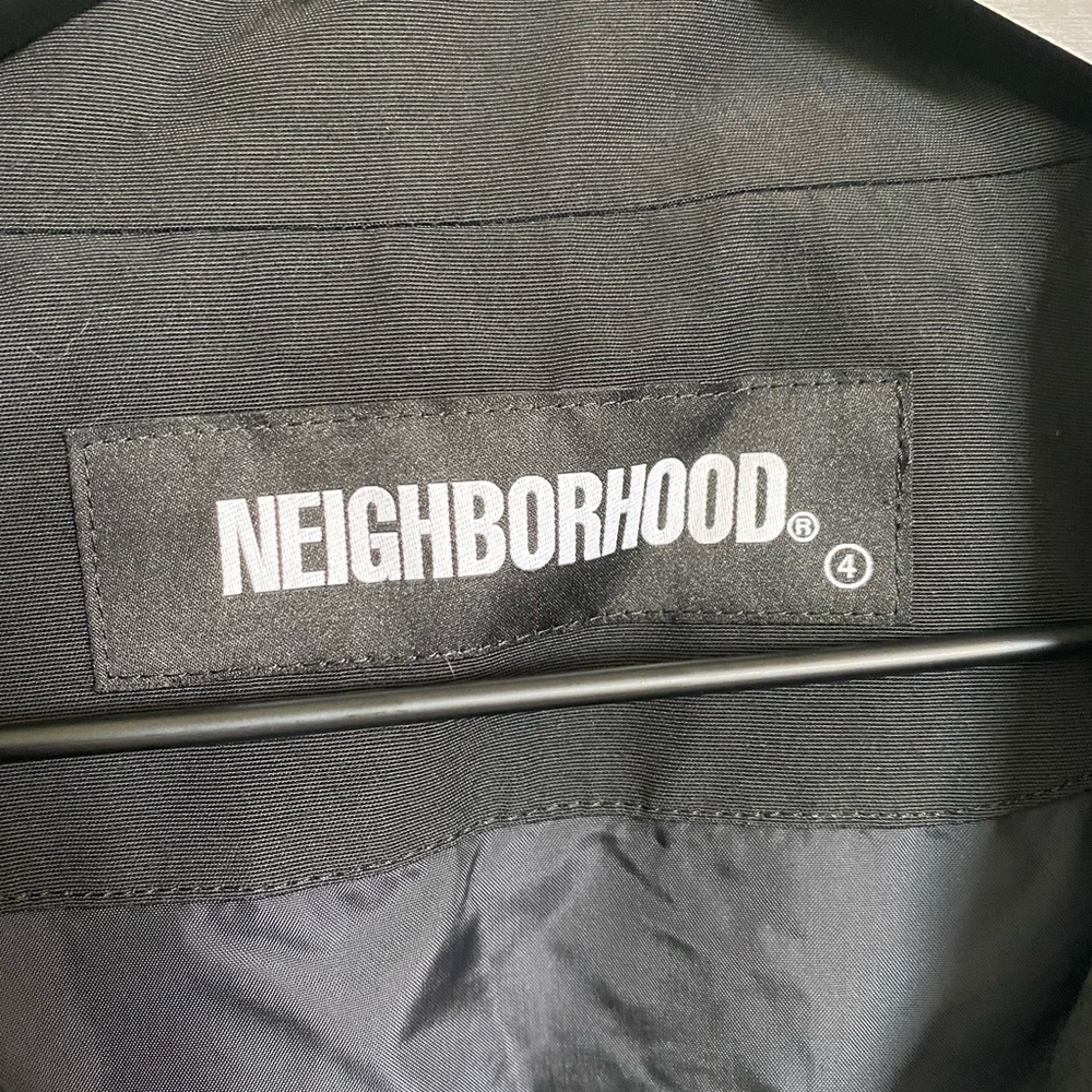 Neighborhood Jacket Bandana Oversized Japan Designer Chopped Track Black Mens - Picture 11 of 15